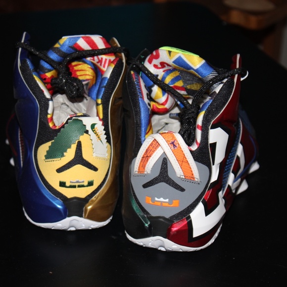 Nike LeBron 12 What the LeBron 802193-909 - Picture 3 of 7